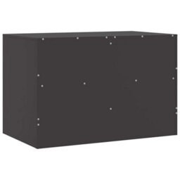 Berkfield Sturdy Tv Cabinet Black 67X39X44 Cm Steel - thumbnail 9