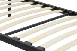 Save On Goods UK 3Ft Single Traditional,victorian Style Metal Tubular Steel Bed Frame Bedstead. Black Gloss Finish - thumbnail 5