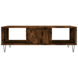 Berkfield Sturdy Coffee Table Smoked Oak 104X60X35 Cm Engineered Wood - thumbnail 5