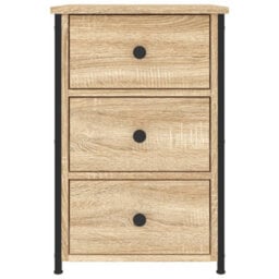 Berkfield Bedside Cabinet Sonoma Oak 40X36X60 Cm Engineered Wood - thumbnail 5