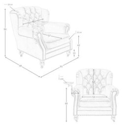 Angel Cerda Elegant Cognac Brown Leather Chester Armchair For Modern Living Spaces - thumbnail 7