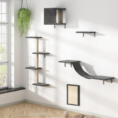 Darphe Cat Tree Set With Hammock And Jumping Platform - image 1