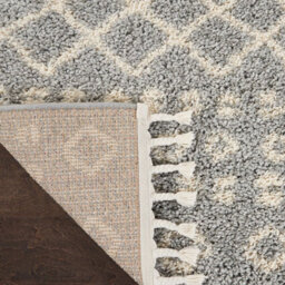 Nourison Moroccan Shaggy Mrs02 Silver Runner-66Cm X 246Cm - thumbnail 3
