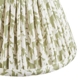 Loops Stunning 2 Pack Brushed Aged Brass Ceiling Pendant Lights With Green Fabric Shades - thumbnail 9