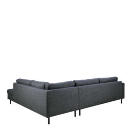 Wyld Haus San Sebastian Right-Hand L-Shaped Corner Sofa Upholstered In Dark Grey Fabric - thumbnail 4