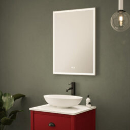 FNX Bathrooms Stratford 600X800mm Rectangular Led Bathroom Mirror With Tunable White, Dimmable & Demister Pad - thumbnail 1