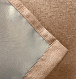 Enhanced Living Vogue Latte Natural 46 X 72 Inch (117X183Cm) Eyelet Thermal Noise Reducing Dim Out Curtains (Pair) - thumbnail 5