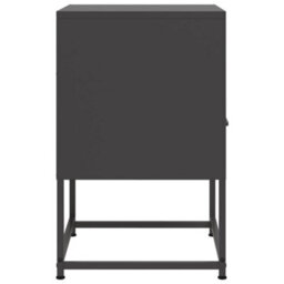 Berkfield Bedside Cabinets 2 Pcs Black 36X39X60.5 Cm Steel - thumbnail 7