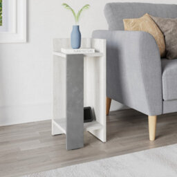 Decortie Elos Modern Narrow Right Module Bedside Table Nightstand 25Cm Drop-Door Storage White - thumbnail 8