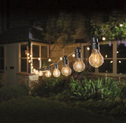 My Smart Buy Decor Festoon String Lights Multi Coloured Or Warm White Set Of 10 Or 20 Indoor & Outdoor - thumbnail 1