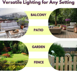 Annibells Set Of 10 Gold Solar Led Shade String Lights  (14069) - thumbnail 4