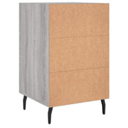 Berkfield Bedside Cabinet Grey Sonoma 40X40X66 Cm Engineered Wood - thumbnail 8
