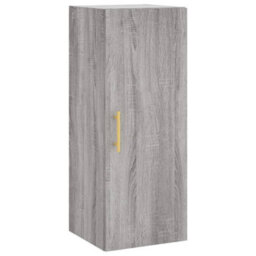 Berkfield Highboard Grey Sonoma 34.5X34X180 Cm Engineered Wood - thumbnail 7