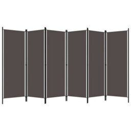 Vidaxl 6-Panel Room Divider Anthracite 300X180 Cm Room Dividers - thumbnail 2