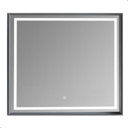 Homestylestore 750 X 700mm Urban Grey Wall Mounted Waterproof Led Bathroom Mirror - thumbnail 1