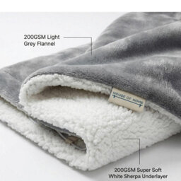 House Of Home Heated Electric Throw Sherpa Blanket 180 X 130Cm Digital 10 Heat Settings, Safety Shut Off, Timer, Machine Washable - thumbnail 3