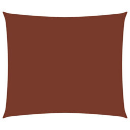 Berkfield Sunshade Sail Oxford Fabric Rectangular 3.5X4.5 M Terracotta