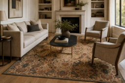 RugsX Wool Carpet Polonia Tropea Ornament, Flowers, Pastel Beige Green 200X300 Cm - thumbnail 1