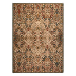 RugsX Wool Carpet Polonia Tropea Ornament, Flowers, Pastel Beige Green 200X300 Cm - thumbnail 2