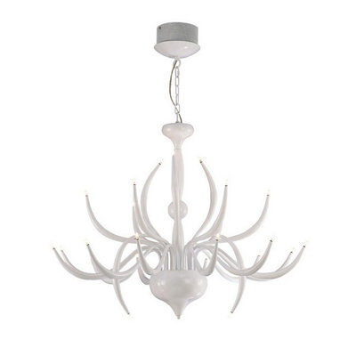 Luminosa Lighting Luminosa Llamas Pendant 24 Light White, Not Led/cfl Compatible Item Weight: 19.1Kg - image 1