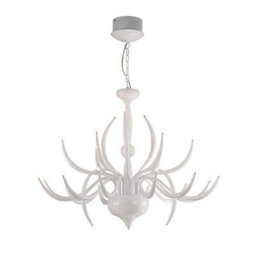 Luminosa Lighting Luminosa Llamas Pendant 24 Light White, Not Led/cfl Compatible Item Weight: 19.1Kg - thumbnail 1
