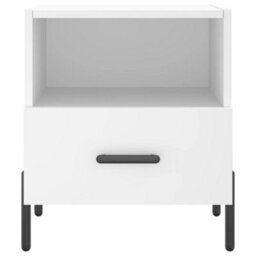 Berkfield Modern Bedside Cabinets 2 Pcs White 40X35X47.5 Cm Engineered Wood - thumbnail 7
