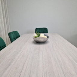 Kosy Koala Modern Grey Rectangle Dining Table Set With 4 Green Velvet Chairs And 1 Bench Dining Room Furniture - thumbnail 8