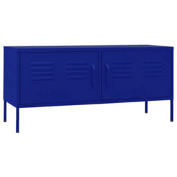 Walplus Tv Cabinet Navy Blue 105X35X50 Cm Steel - thumbnail 2