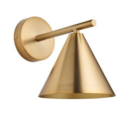 Loops Stylish Dimmable Wall Light In Warm Antique Brass For Modern Home Decor - thumbnail 8