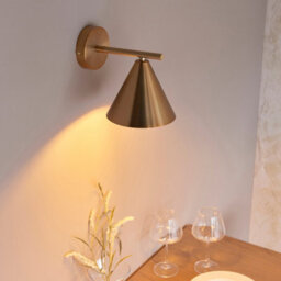 Loops Stylish Dimmable Wall Light In Warm Antique Brass For Modern Home Decor - thumbnail 5