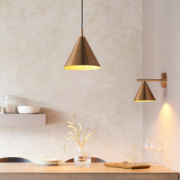 Loops Stylish Dimmable Wall Light In Warm Antique Brass For Modern Home Decor - thumbnail 6