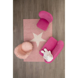 Orsina Kids Chair, Comfortable Seating Pink Velvet Chair, Easy To Clean Bedroom Chair, Adjustable Small Chair - thumbnail 5