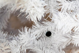 Shatchi 6Ft Alaskan Pine White Christmas Tree With Metal Stand - thumbnail 7