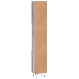Berkfield Bathroom Cabinet Grey Sonoma 30X30X190 Cm Engineered Wood - thumbnail 8