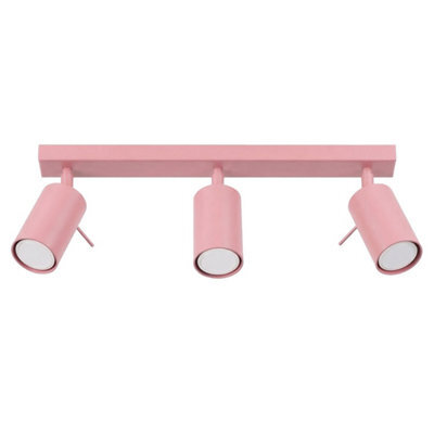 Luminosa Lighting Luminosa Ring Ceiling Spotlight Bar Pink 3X Gu10 - image 1