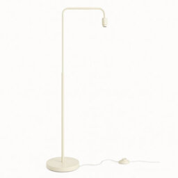CGC Lighting Cgc Kyra Cream Angled Floor Lamp With Cream Scalloped Lampshade - thumbnail 4