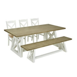 Statement Furniture Oxford Bench, Wooden Dining Bench Seat 180Cm - thumbnail 8