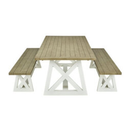 Statement Furniture Oxford Bench, Wooden Dining Bench Seat 180Cm - thumbnail 5
