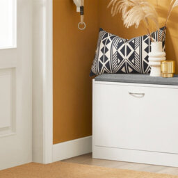 Sobuy Fsr16-K-W,shoe Bench  With One Door 60X24X49White,w60Xd24Xh49 - thumbnail 6