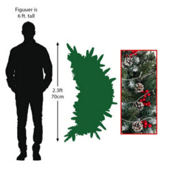 Darphe 90Cm Artificial Christmas Fireplace Decorative Garland