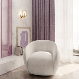Luminosa Lighting Luminosa Maytoni Marmo Modern Wall Lamp Gold E14 - thumbnail 2