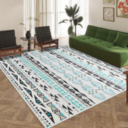 Ameha Modern Geometric Printed Rug Non Slip Stylish Living Room Drawing Room Large (Zuri, 160X230 Cm Carpet) - thumbnail 3