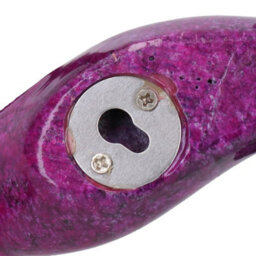 AB Tools Purple Speckled Gecko Lizard Resin Wall Shed Sculpture Decor Statue Full Set - thumbnail 4
