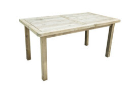 Forest Garden Rosedene Wooden Garden Dining Table - thumbnail 3