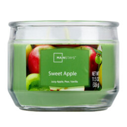 Mainstays Sweet Apple Scented Candle 326G Glass Jar