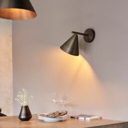 Luminosa Lighting Luminosa Cape Dome Wall Lamp Brushed Antique Bronze Plate, 1X E14 - thumbnail 3