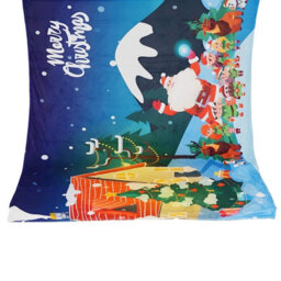 Gr8 Home Christmas Fleece Santa 2 Design Blanket Large Xmas Flannel Throw 150 X 200Cm - thumbnail 2