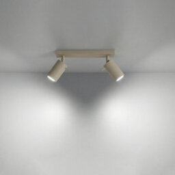 Sollux Lighting Ring Steel Taupe 2 Lights Modern Ceiling Lamps - thumbnail 3