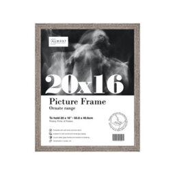 20X16 Walnut Ornate Picture Frame (40.6 X 50.8Cm) Poster, Photo, Artwork, Gallery Wall Or Print - thumbnail 1