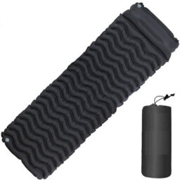 Mantraraj Inflatable Sleeping Mat With Pillow 40D Nylon Fabric With Tpu Coating Lightweight Waterproof Durable Camping Bed